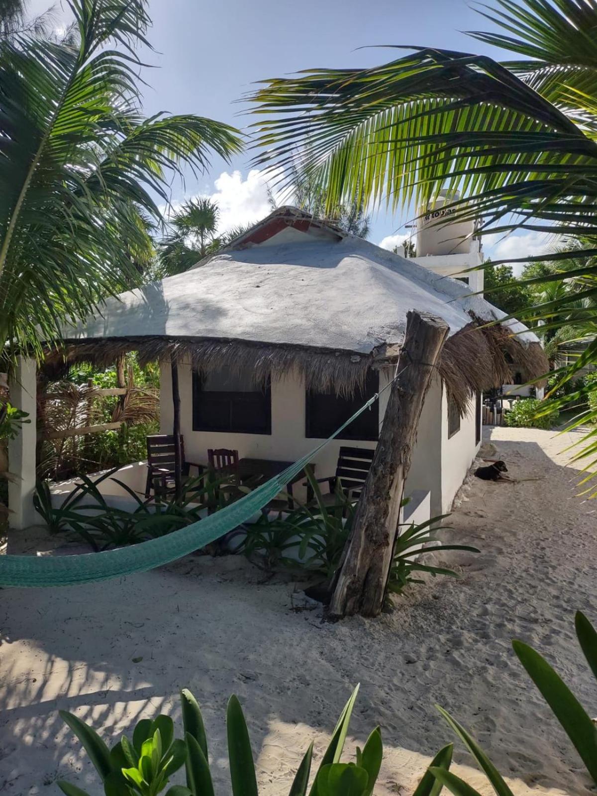 Lunazul Eco-Cabana Frente Al Mar Mahahual Exterior foto