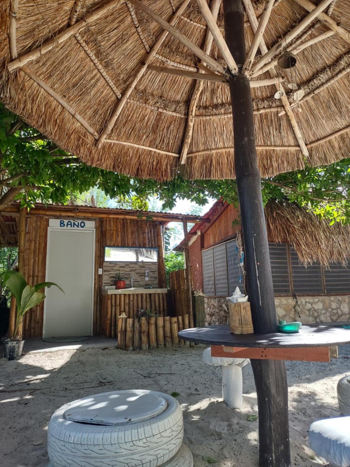 Lunazul Eco-Cabana Frente Al Mar Mahahual Exterior foto